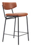 ZUO Charon Counter Stool (Set of 2) Vintage Brown