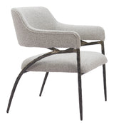 ZUO Vesterboro Accent Chair Gray