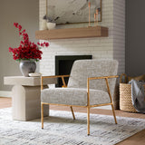 ZUO Norrebro Accent Chair Beige Frost