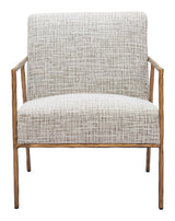 ZUO Norrebro Accent Chair Beige Frost