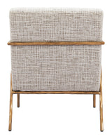 ZUO Norrebro Accent Chair Beige Frost