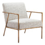 ZUO Norrebro Accent Chair Beige Frost