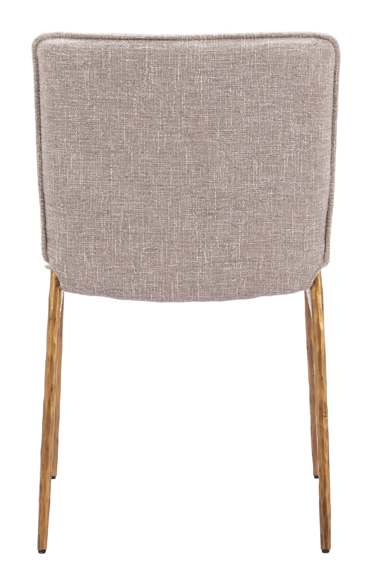 ZUO Nordvest Dining Chair Beige & Gold
