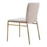 ZUO Nordvest Dining Chair Beige & Gold