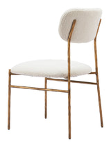 ZUO Sydhavnen Dining Chair Cream & Gold
