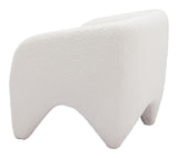 ZUO Lopta Accent Chair White