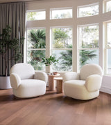 ZUO Pilka Swivel Chair White
