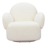 ZUO Pilka Swivel Chair White