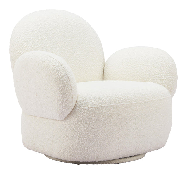 ZUO Pilka Swivel Chair White