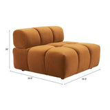 ZUO Rist Middle Chair Brown