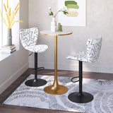 ZUO Elevate Barstool (Set of 2) White