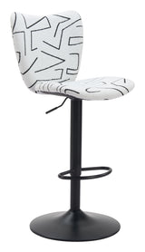 ZUO Elevate Barstool (Set of 2) White