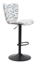 ZUO Elevate Barstool (Set of 2) White