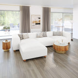 ZUO Tayte Ottoman White