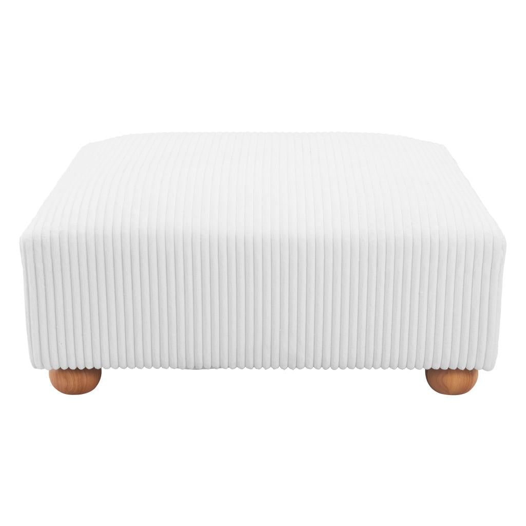 ZUO Tayte Ottoman White
