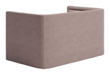 ZUO Trippel Loveseat Taupe