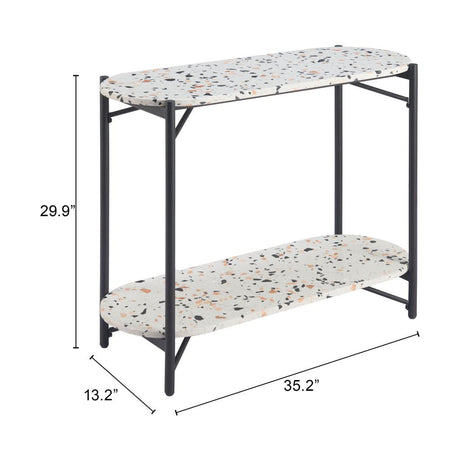 ZUO Tuxedo Console Table Multicolor
