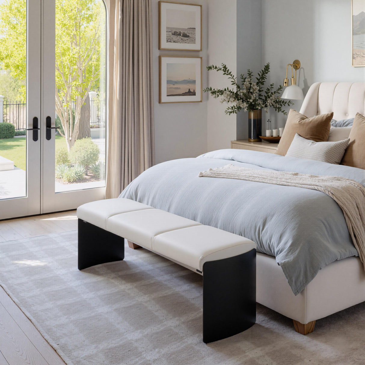 ZUO Mur Bench White
