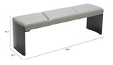 ZUO Mur Bench Gray