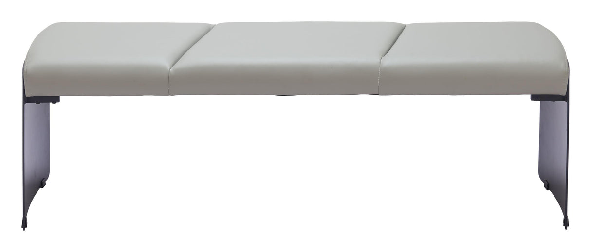 ZUO Mur Bench Gray