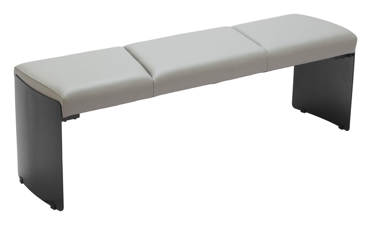 ZUO Mur Bench Gray