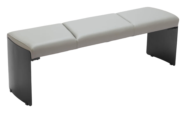 ZUO Mur Bench Gray