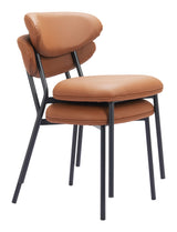 ZUO Rorun Dining Chair (Set of 4) Brown