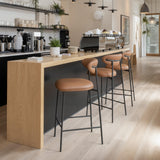 ZUO Rorun Barstool (Set of 2) Brown