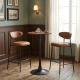 ZUO Rorun Barstool (Set of 2) Brown
