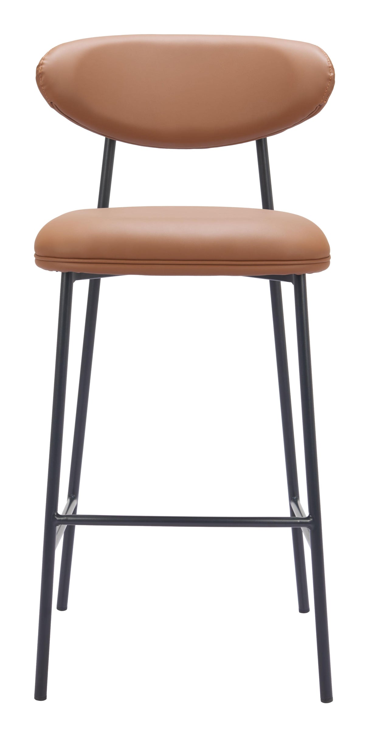 ZUO Rorun Barstool (Set of 2) Brown