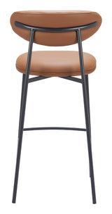 ZUO Rorun Barstool (Set of 2) Brown