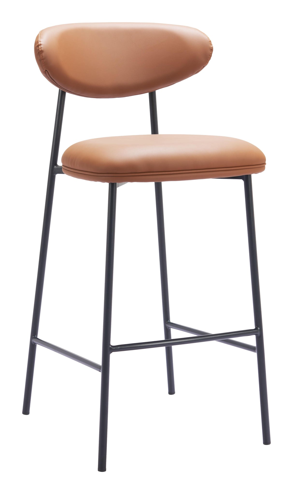 ZUO Rorun Barstool (Set of 2) Brown