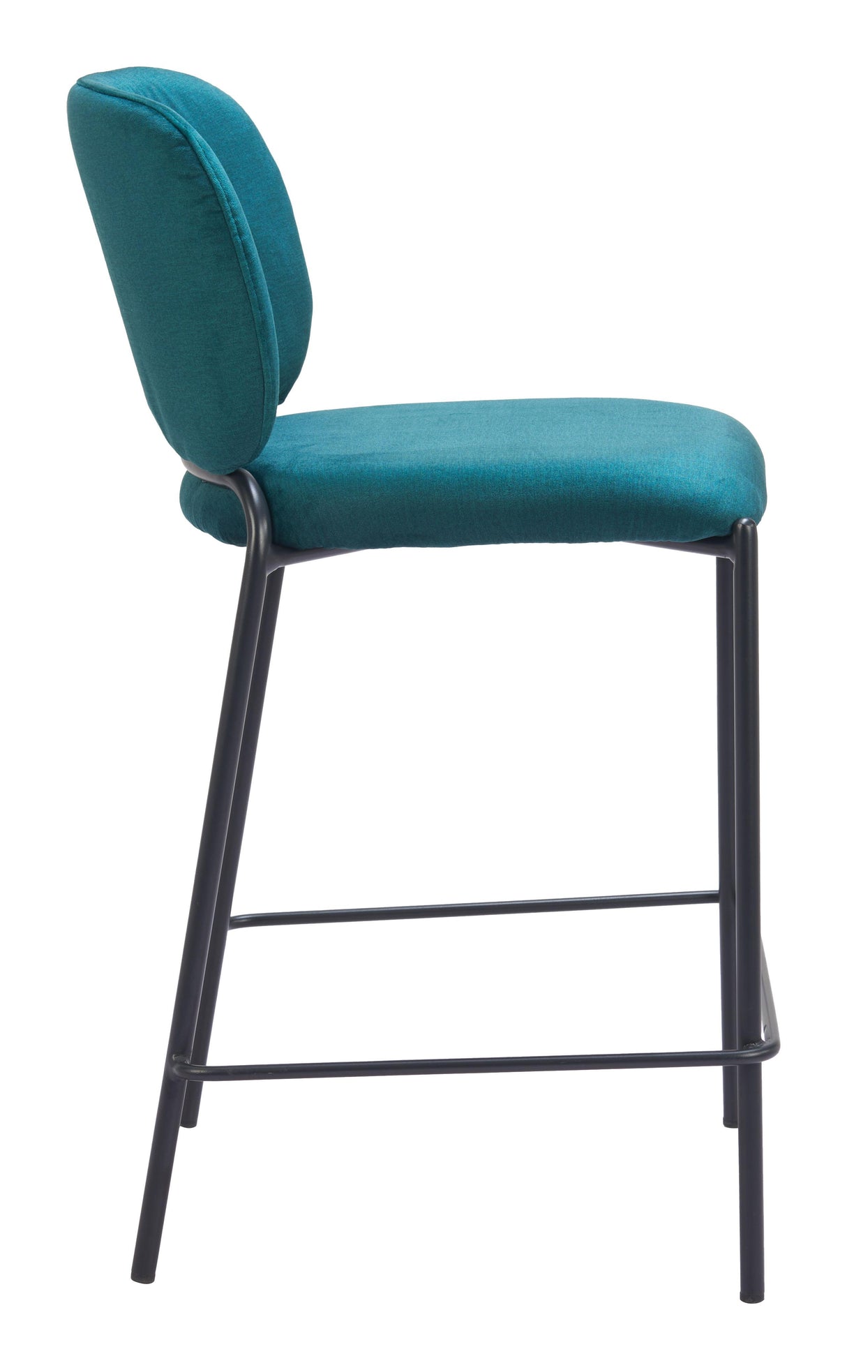 ZUO Plat Counter Stool (Set of 2) Green