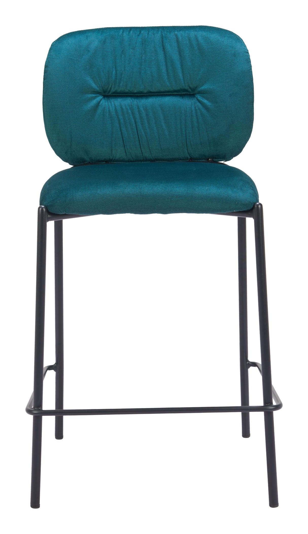 ZUO Plat Counter Stool (Set of 2) Green