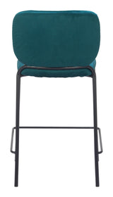 ZUO Plat Counter Stool (Set of 2) Green