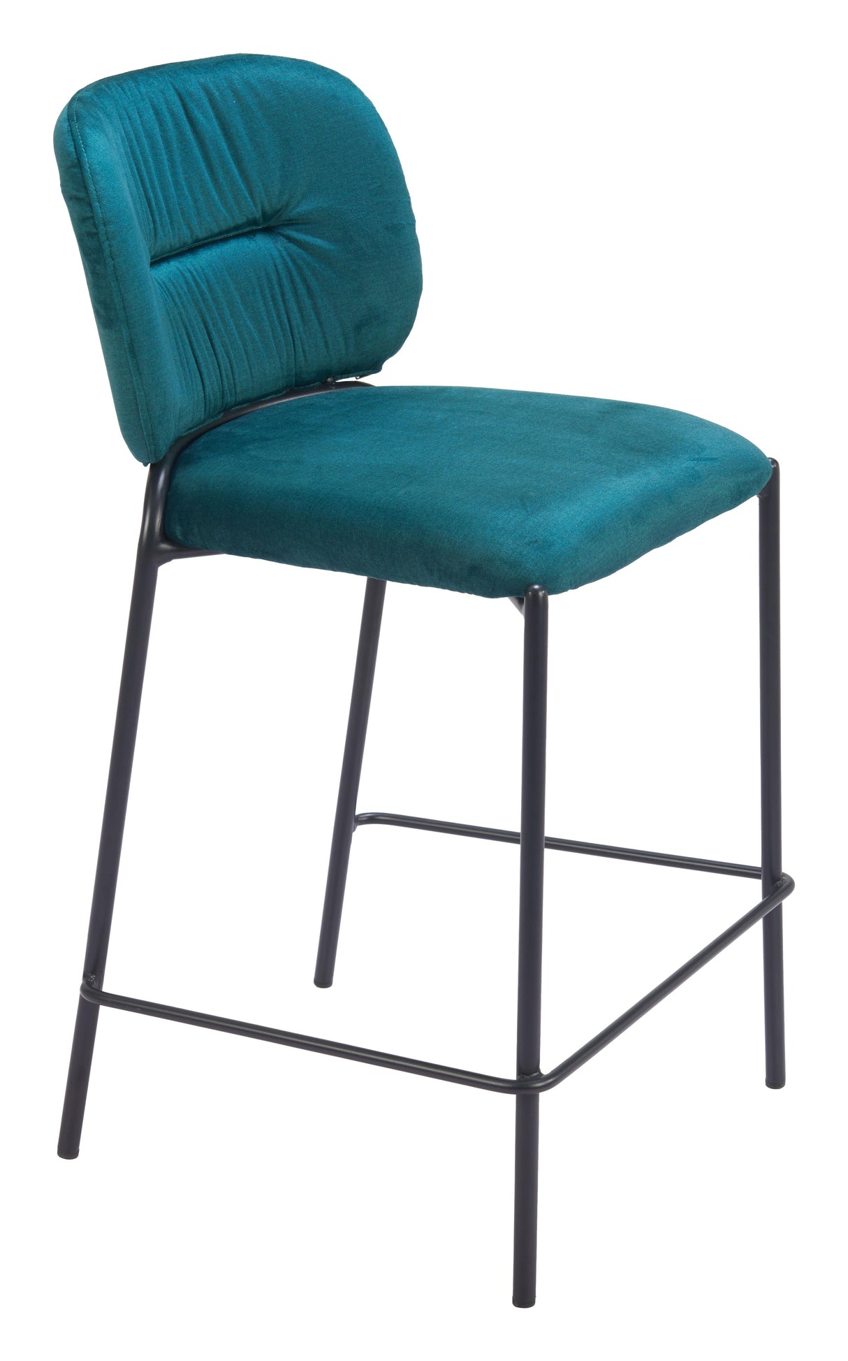 ZUO Plat Counter Stool (Set of 2) Green