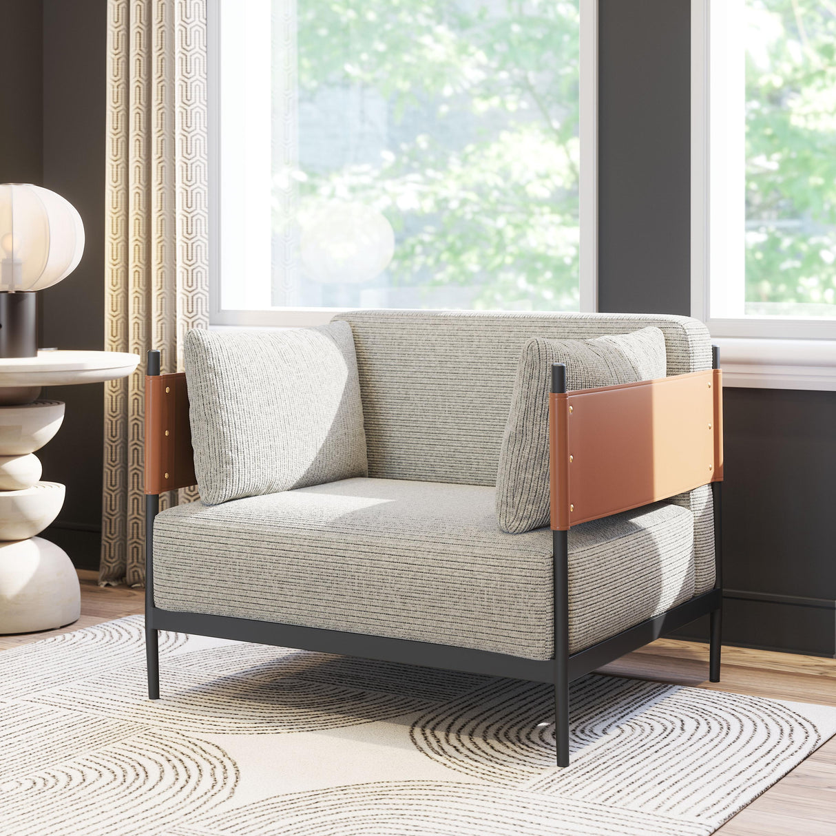 ZUO Stirbe Armchair Gray