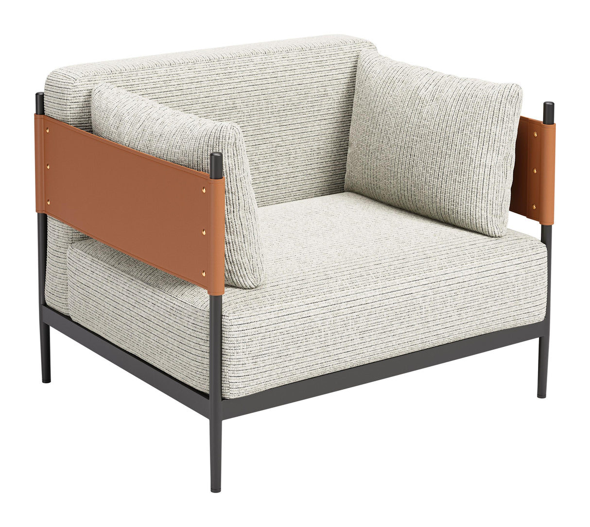 ZUO Stirbe Armchair Gray