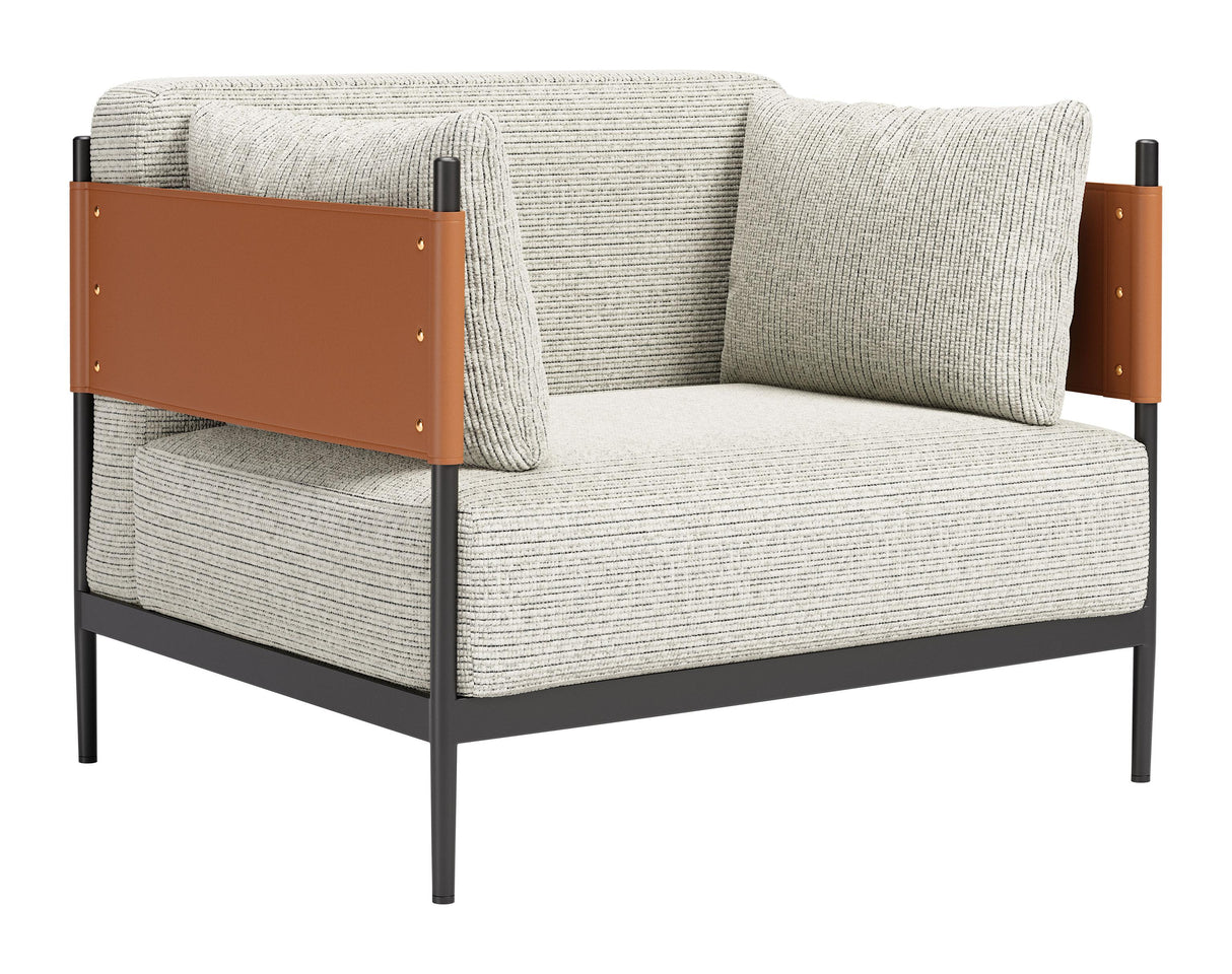 ZUO Stirbe Armchair Gray