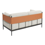 ZUO Stirbe Loveseat Gray