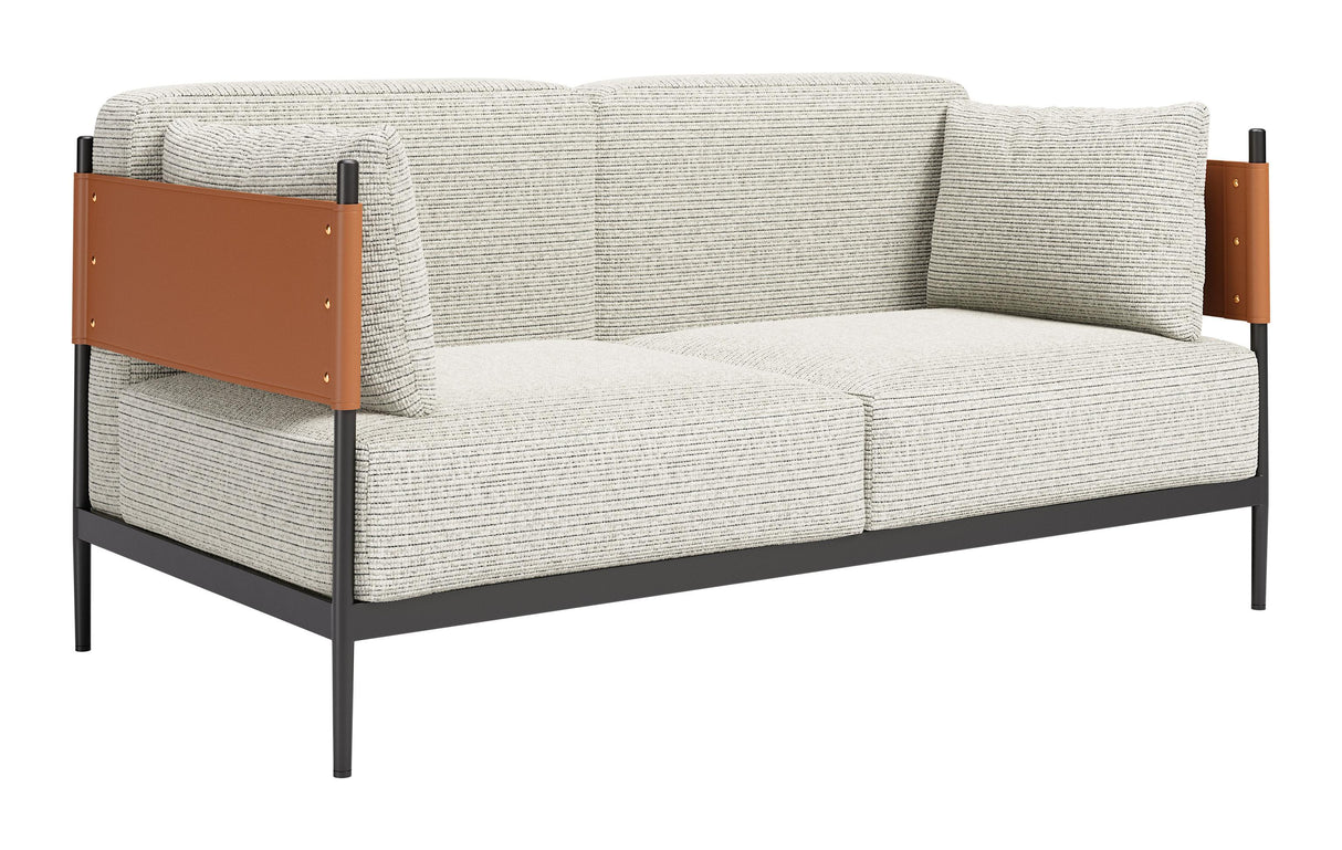 ZUO Stirbe Loveseat Gray