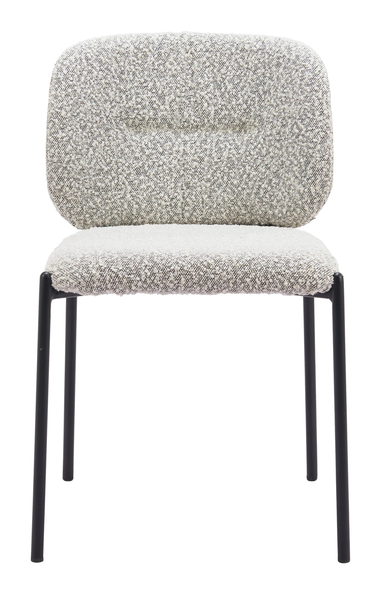 ZUO Plat Dining Chair (Set of 2) Gray