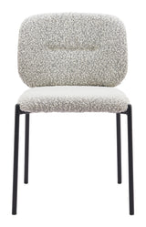 ZUO Plat Dining Chair (Set of 2) Gray