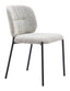 ZUO Plat Dining Chair (Set of 2) Gray