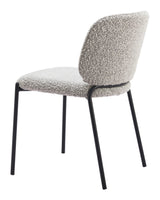ZUO Plat Dining Chair (Set of 2) Gray