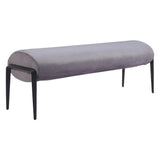 ZUO Glatt Bench Gray