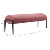 ZUO Glatt Bench Brown
