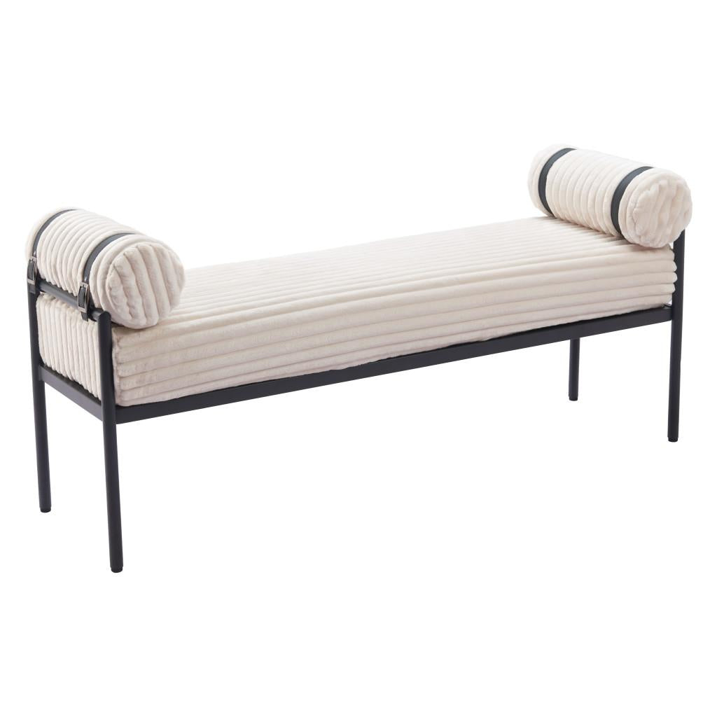 ZUO Barrow Bench Cream