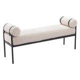 ZUO Barrow Bench Cream