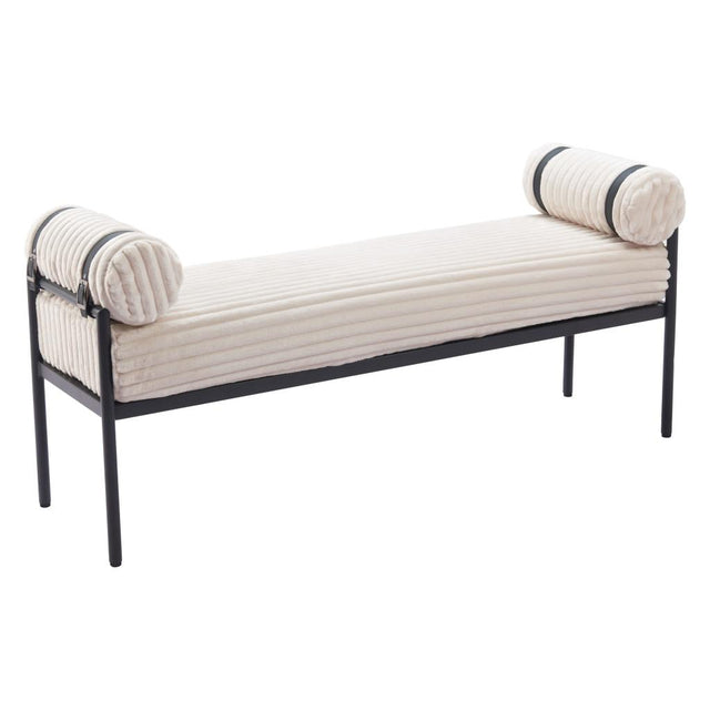 ZUO Barrow Bench Cream